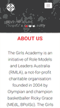 Mobile Screenshot of girlsacademy.com.au