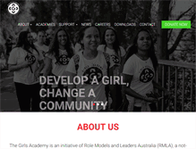 Tablet Screenshot of girlsacademy.com.au